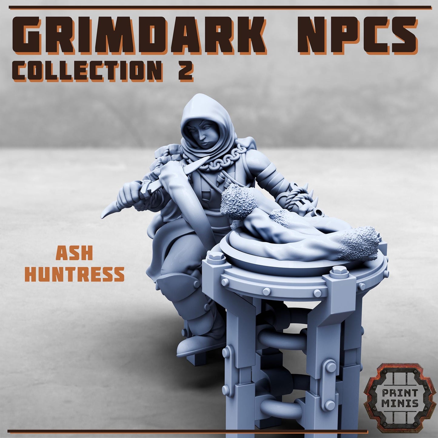 Grimdark NPCs Kit 2.0 - Sci-Fi Grimdark Civilians by Print Minis
