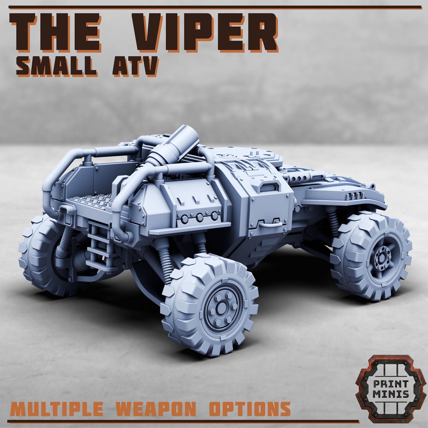 The Viper ATV - Code Splicer Cult -  Sci-Fi Grimdark Vehicles by Print Minis