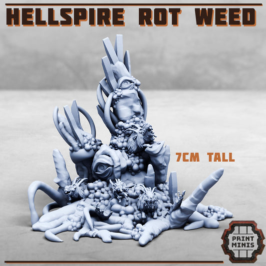 Mutated Hellspire Rot Weed -  Sci-Fi Grimdark Splicers by Print Minis