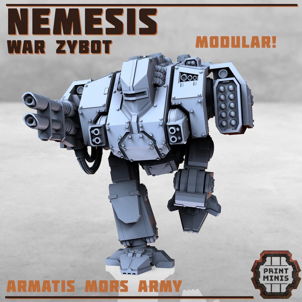 Nemesis - Armatis Mors  - Futuristic Marine Army, Sci-Fi Space Walkers by Print Minis