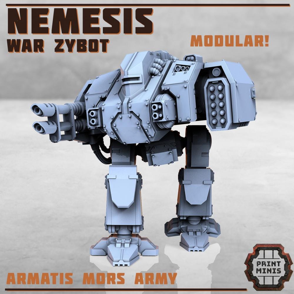 Nemesis - Armatis Mors  - Futuristic Marine Army, Sci-Fi Space Walkers by Print Minis