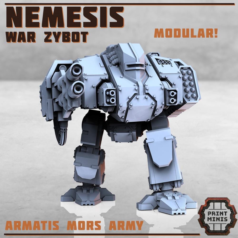 Nemesis - Armatis Mors - Futuristic Marine Army, Sci-Fi Space Walkers by Print Minis