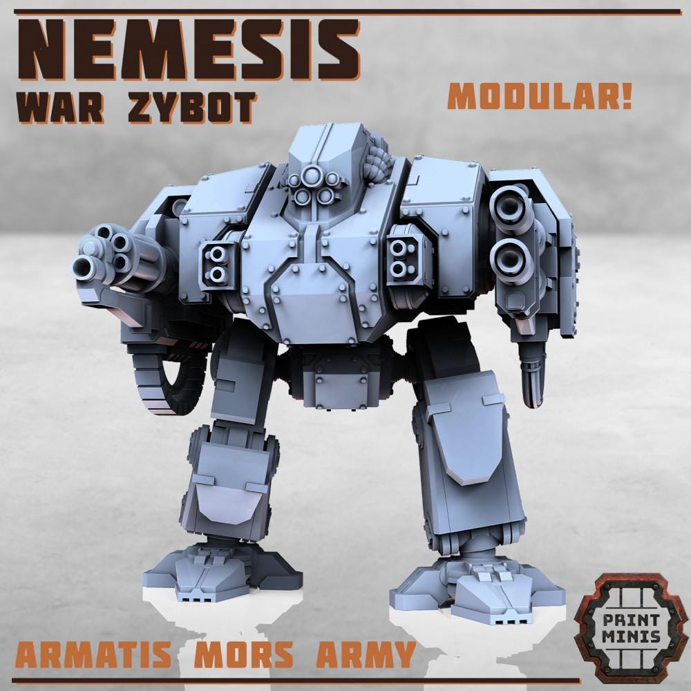 Nemesis - Armatis Mors  - Futuristic Marine Army, Sci-Fi Space Walkers by Print Minis