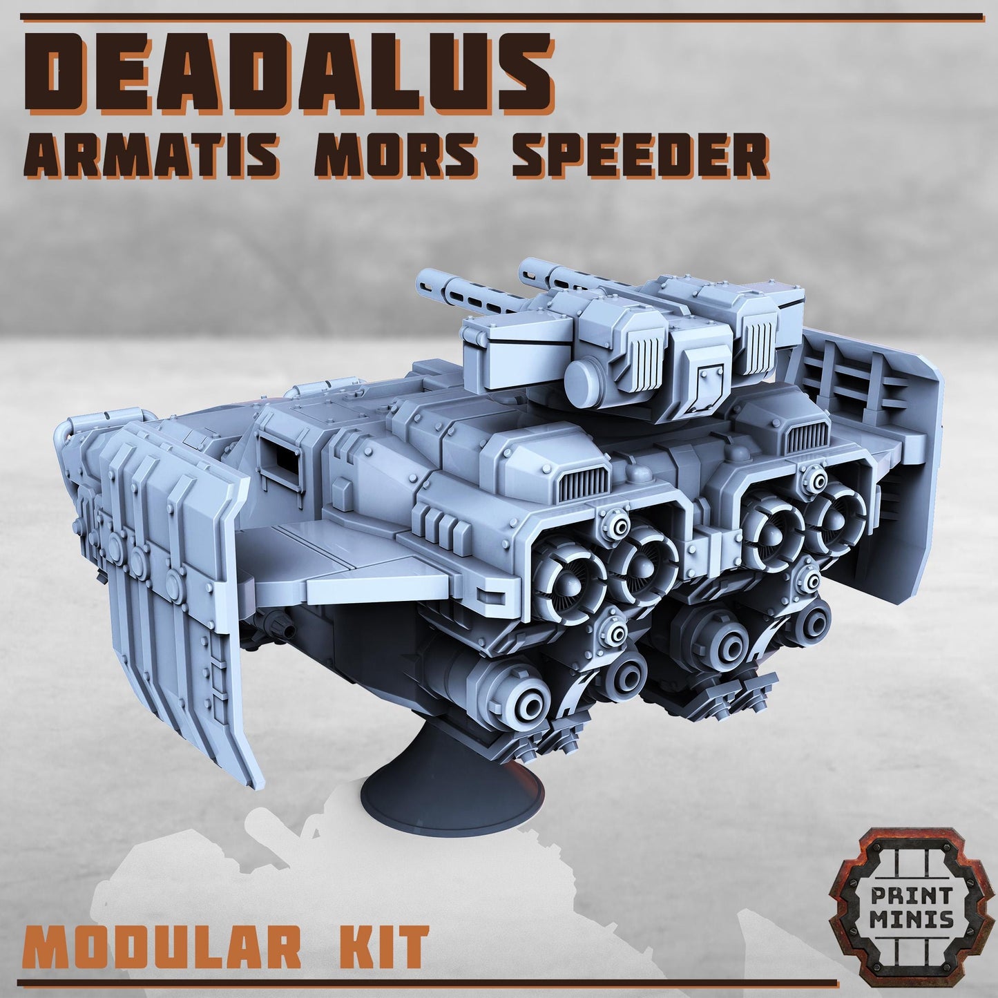 Daedalus Speeder - Armatis Mors  - Futuristic Marine Army, Sci-Fi Space Walkers by Print Minis