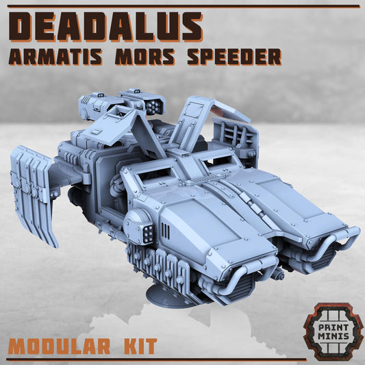 Daedalus Speeder - Armatis Mors  - Futuristic Marine Army, Sci-Fi Space Walkers by Print Minis