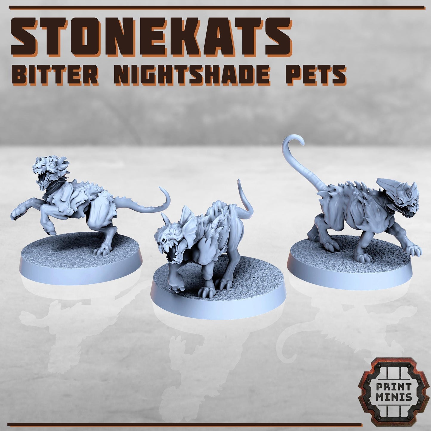 Bitter Nightshades - Dark Maidens and Wyld Girls-  Sci-Fi Grimdark City Skirmish Warfare Female Mercenaries by Print Minis