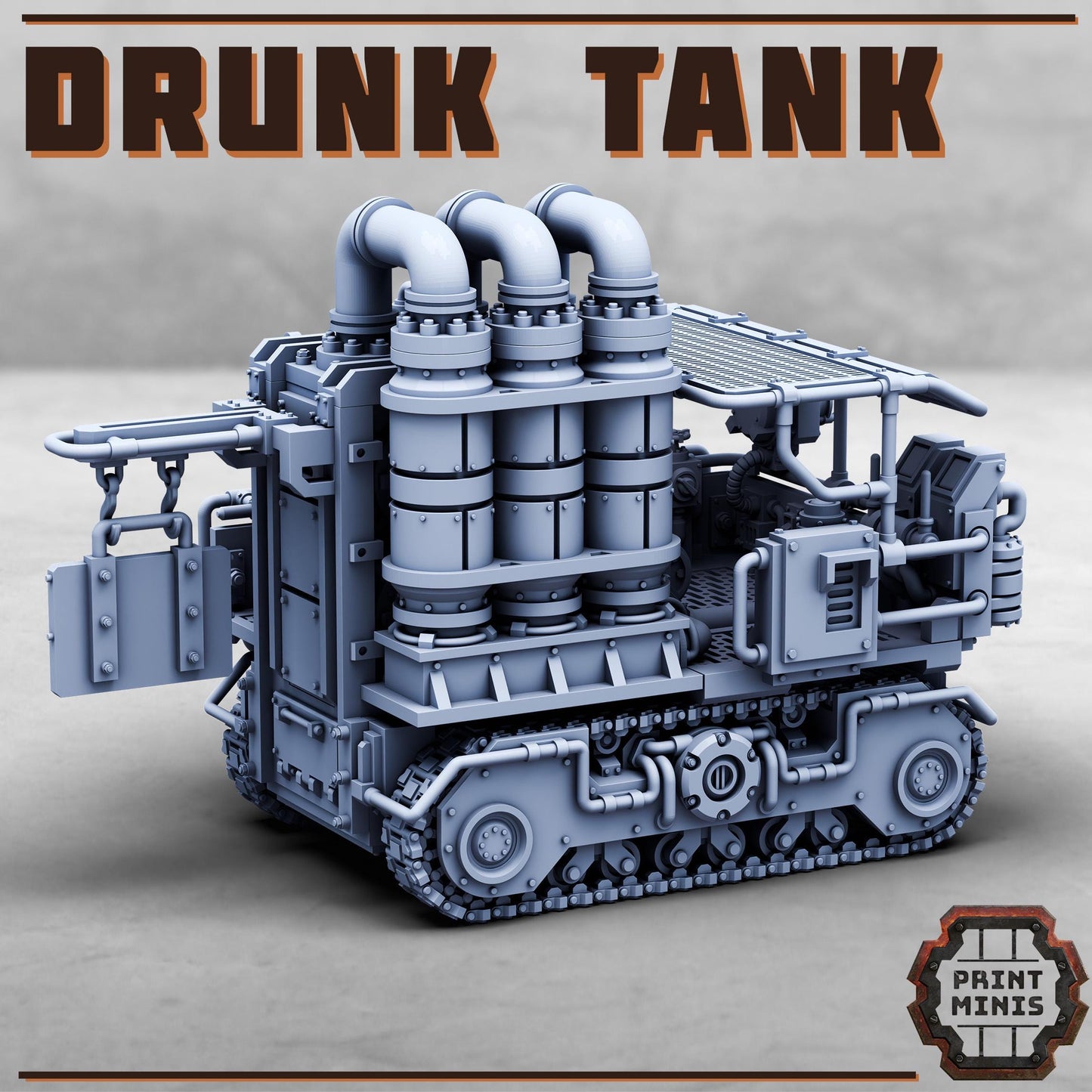 Drunk Tank with Bar Keeper - Sci-Fi Grimdark Mercenaries by Print Minis