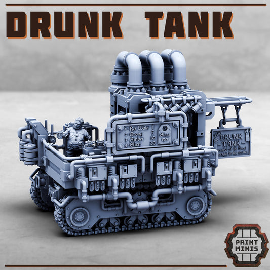 Drunk Tank with Bar Keeper - Sci-Fi Grimdark Mercenaries by Print Minis