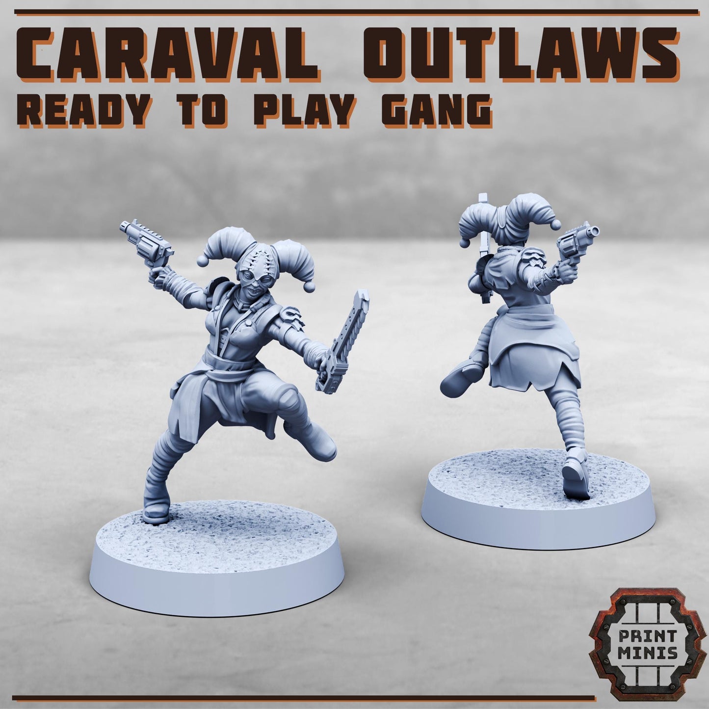House Caraval Outlaws -  Sci-Fi Grimdark Splicers by Print Minis