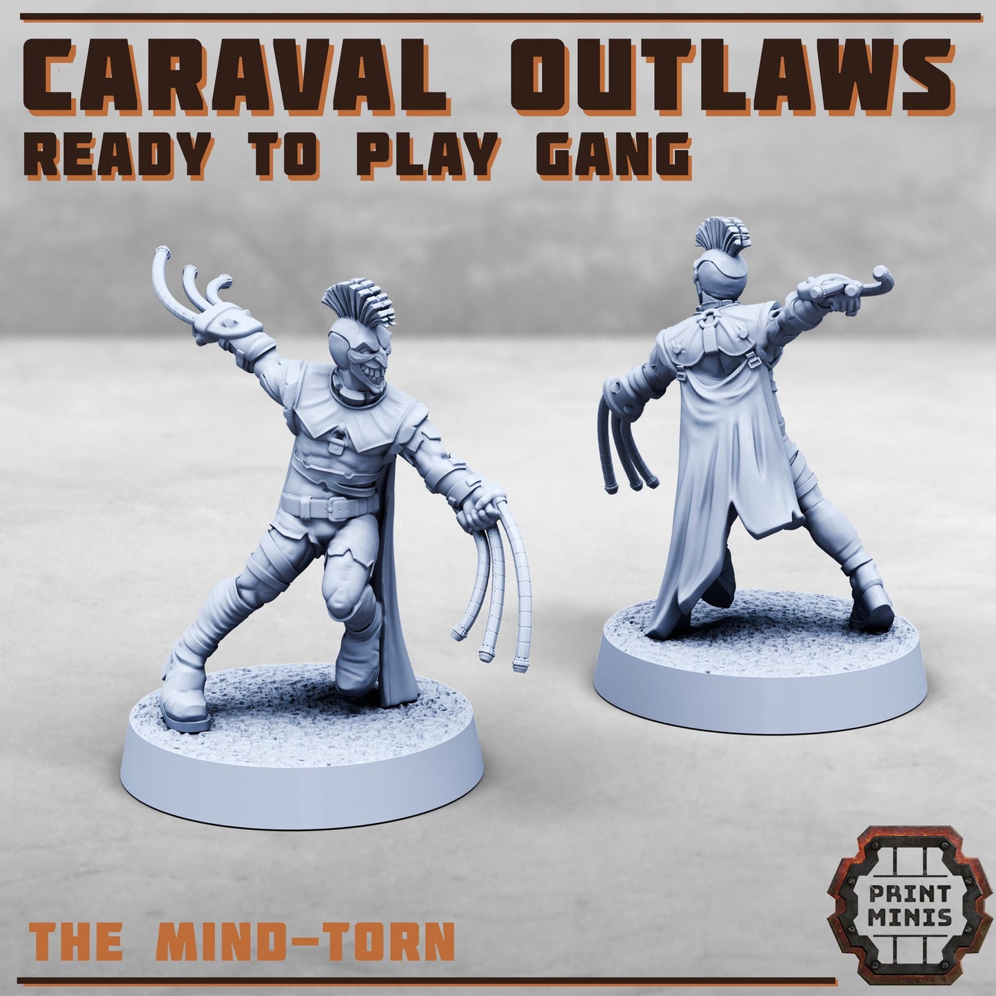 House Caraval Outlaws -  Sci-Fi Grimdark Splicers by Print Minis