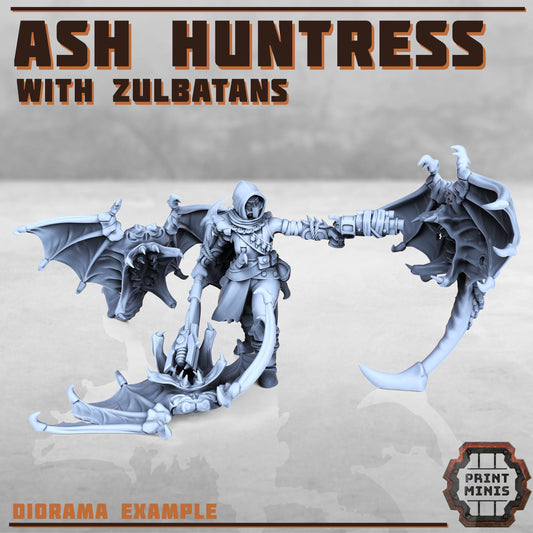 Ash Huntress - Beastmaster -  Sci-Fi Grimdark Mercenaries by Print Minis