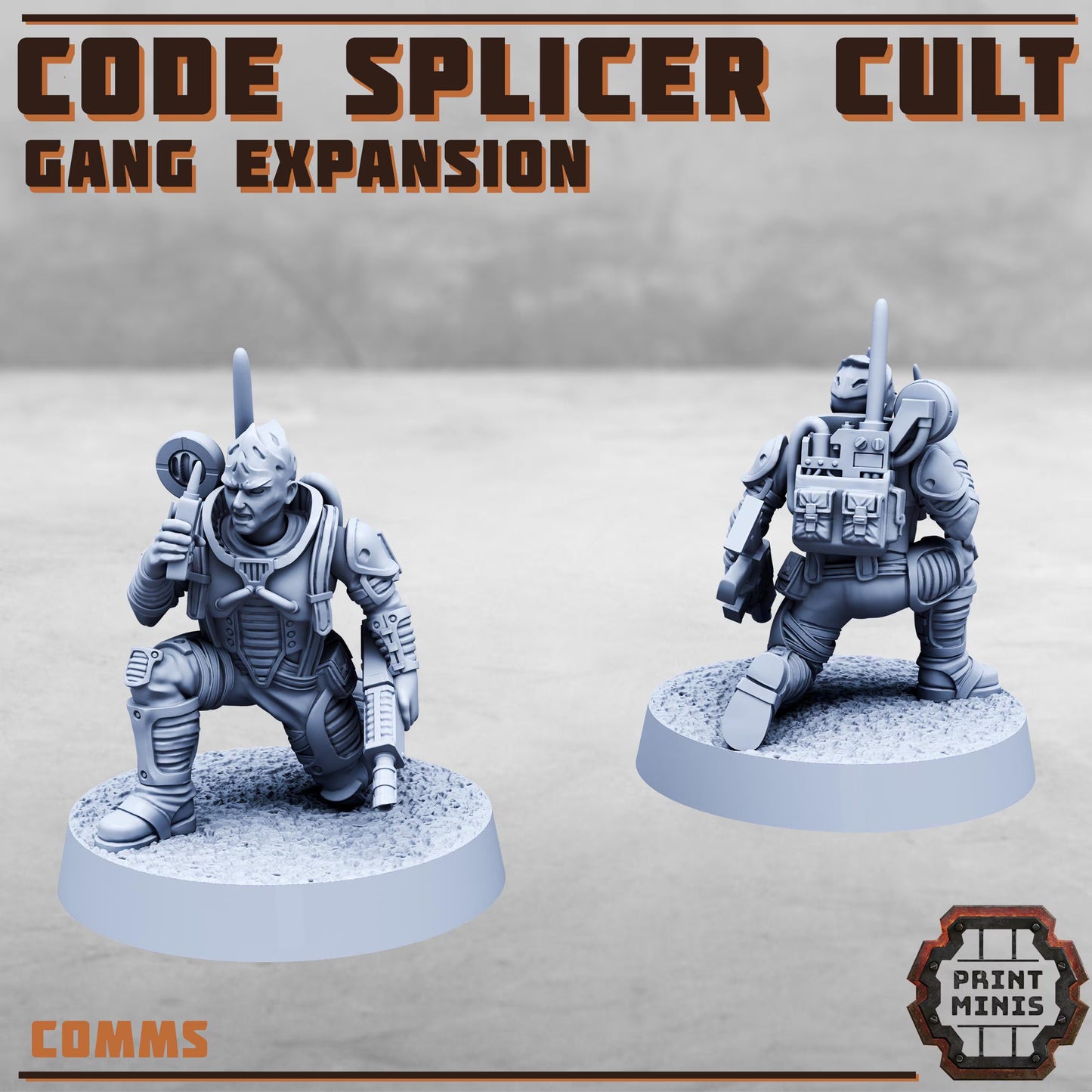 Code Splicer Cult - Gang Expansion -  Sci-Fi Grimdark Splicers by Print Minis