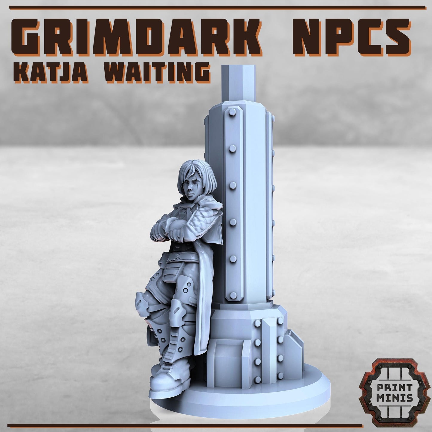 Grimdark NPCs Kit -  Sci-Fi Grimdark Civilians by Print Minis
