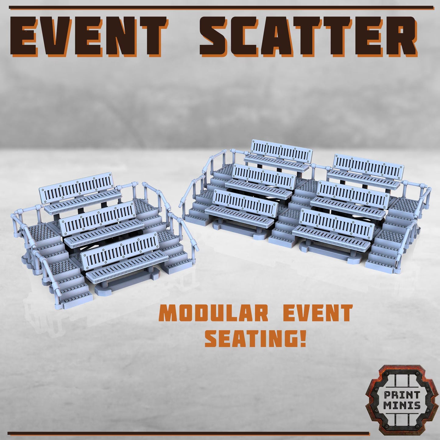 Event Scatter Pack - Sci-Fi Event Terrain -  Sci-Fi Grimdark Civilians by Print Minis