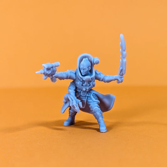 Coven Leader Miniature - Sci-Fi Grimdark Splicers