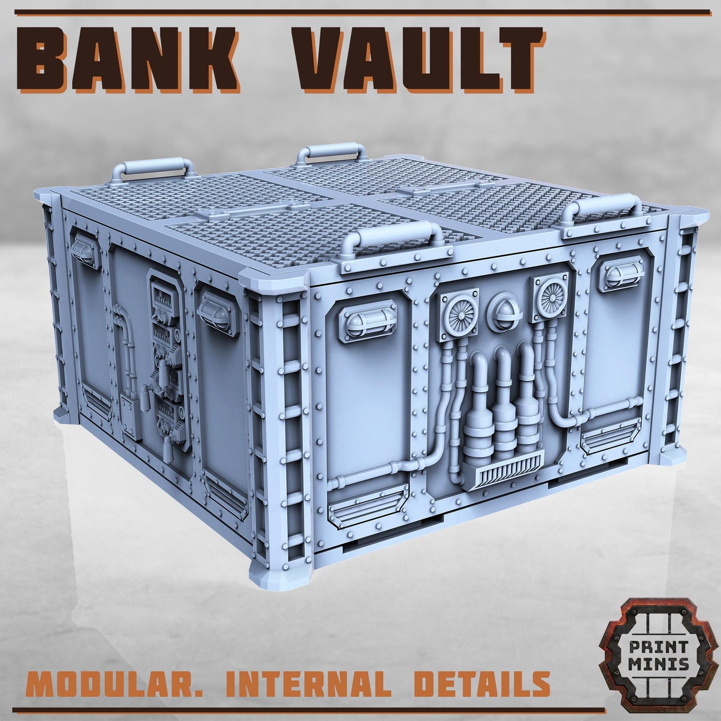 Bank Vault - Sci-Fi Space Industrial Terrain by Print Minis