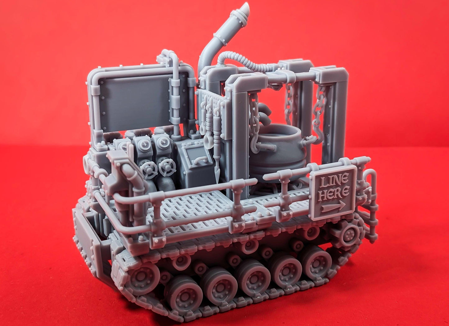 The Gribble Krawler w/ Chef - Sci-Fi Grimdark Mercenaries by Print Minis