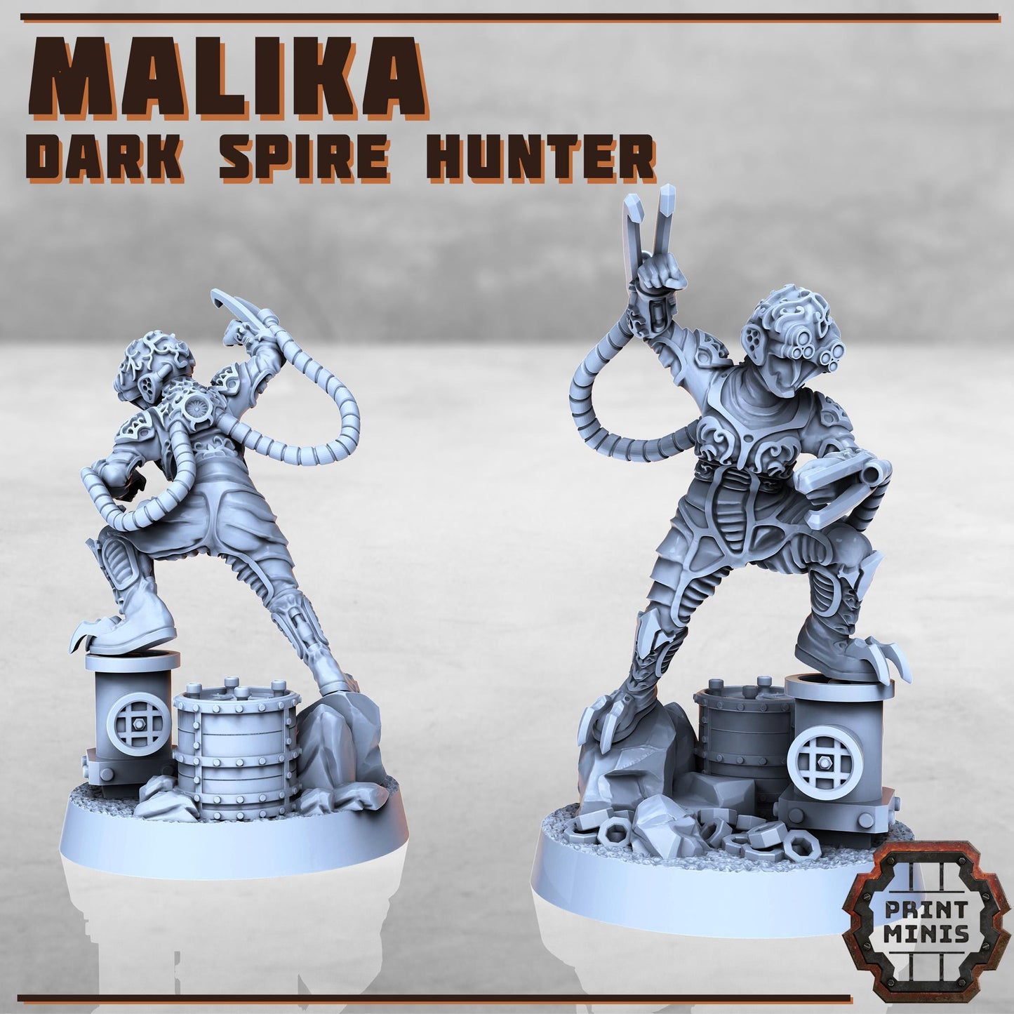 Dark Spire Hunters -  Sci-Fi Grimdark Mutant Hunters by Print Minis