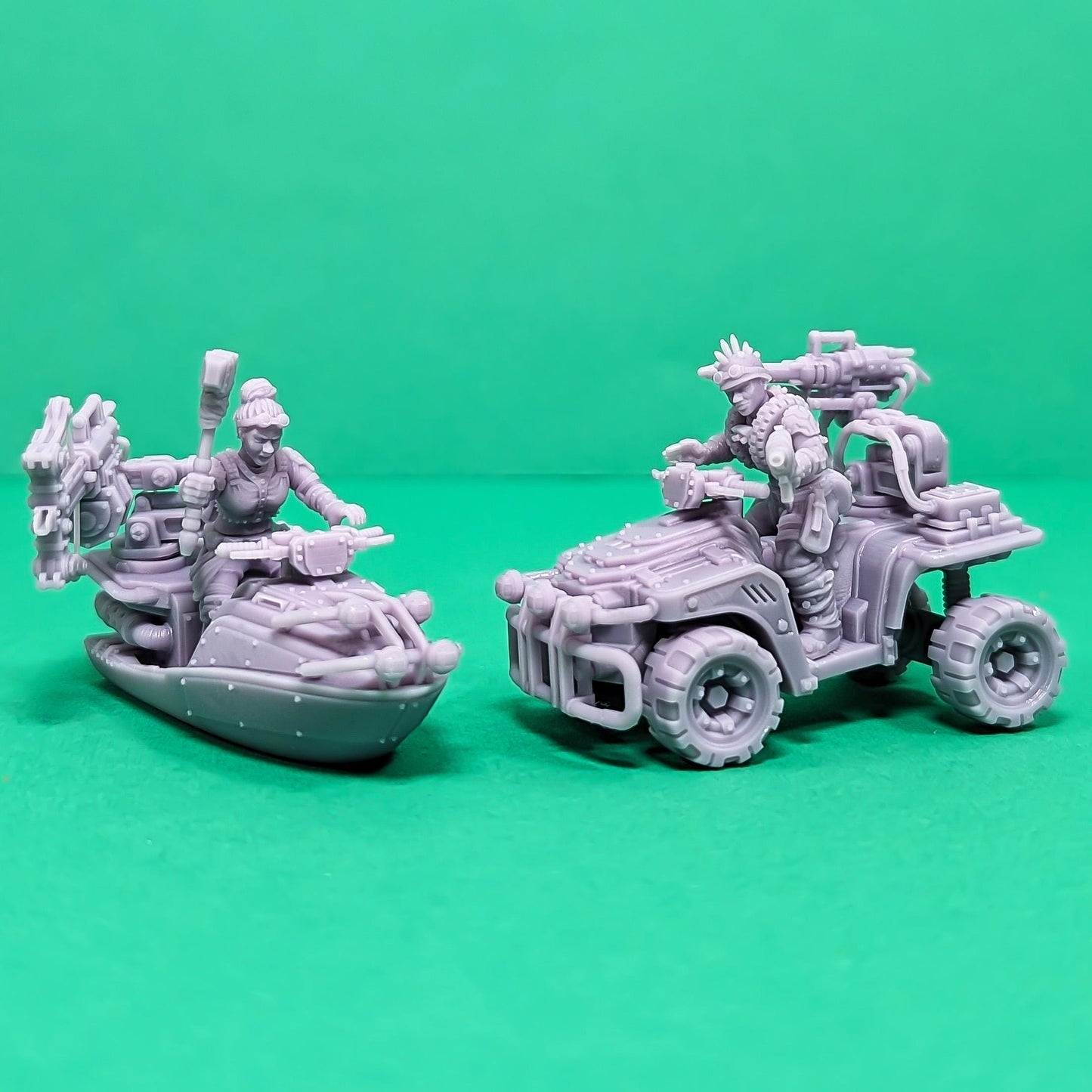 Scumrider - Sump Raft - Sci-Fi City Skirmish Wargaming Terrain by Print Minis