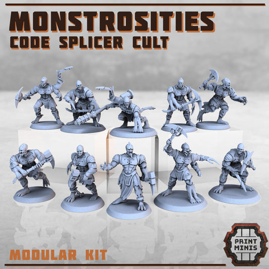 Monstrosities - Code Splicer Cult -  Sci-Fi Grimdark Splicers by Print Minis