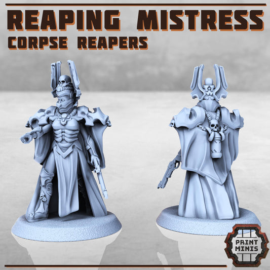 Reaping Mistress - Corpse Reaping Guild- Sci-Fi Grimdark Mercenaries by Print Minis