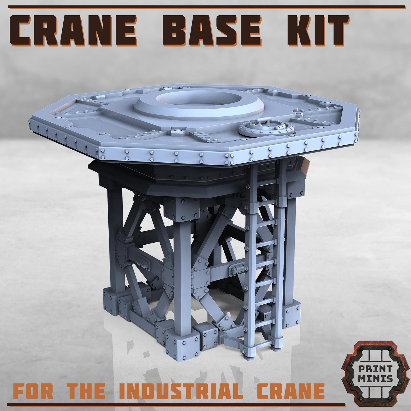 Industrial Crane - Sci-Fi Space Industrial Terrain by Print Minis
