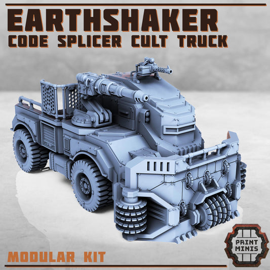 Earthshaker Truck - Code Splicer Cult -  Sci-Fi Grimdark Splicers by Print Minis