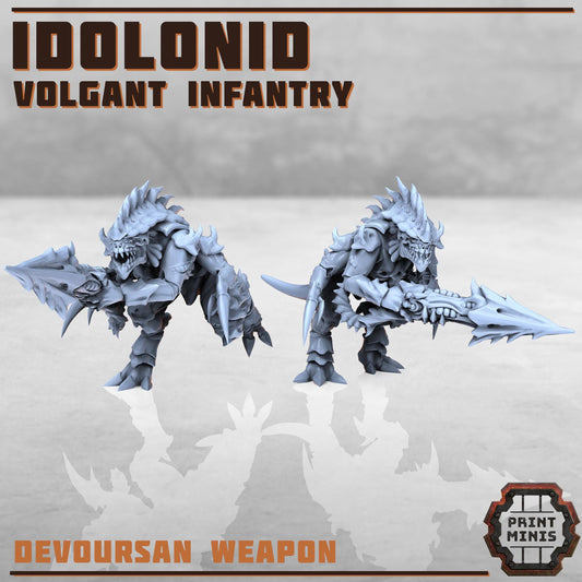 Idolonid - Volgant Infantry -  Sci-Fi Grimdark Bug aliens by Print Minis