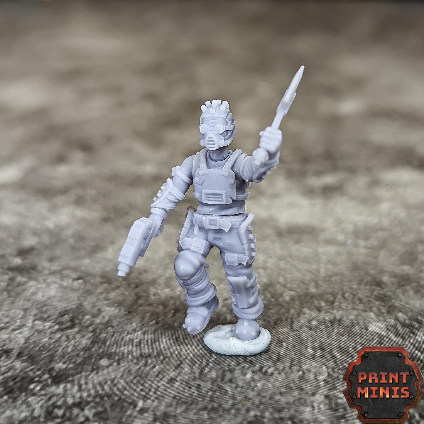 Outlaw Gang - Outcast Gangers - Sci-Fi Grimdark Mercenaries by Print Minis