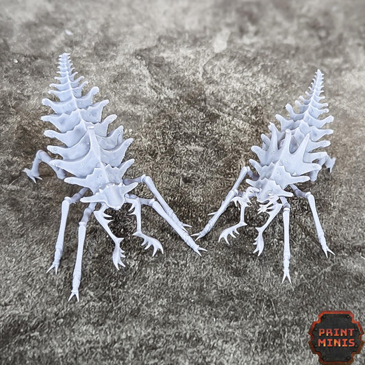 Erroish Beast Trainer and Sand Sprinters -  Sci-Fi Grimdark Mercenaries by Print Minis