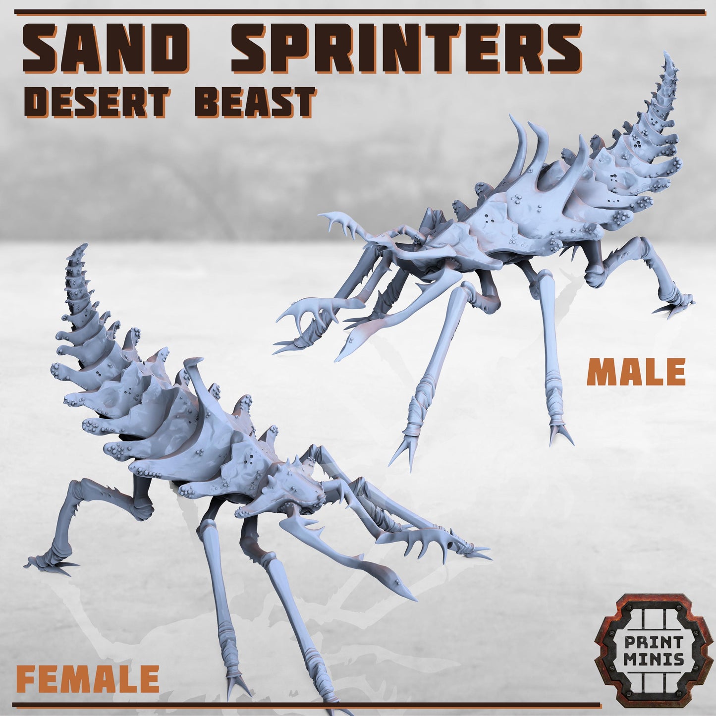 Erroish Beast Trainer and Sand Sprinters - Sci-Fi Grimdark Mercenaries