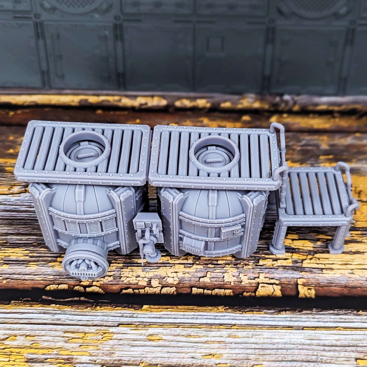 Fuel Station - Sci-Fi Space Industrial Terrain by Print Minis