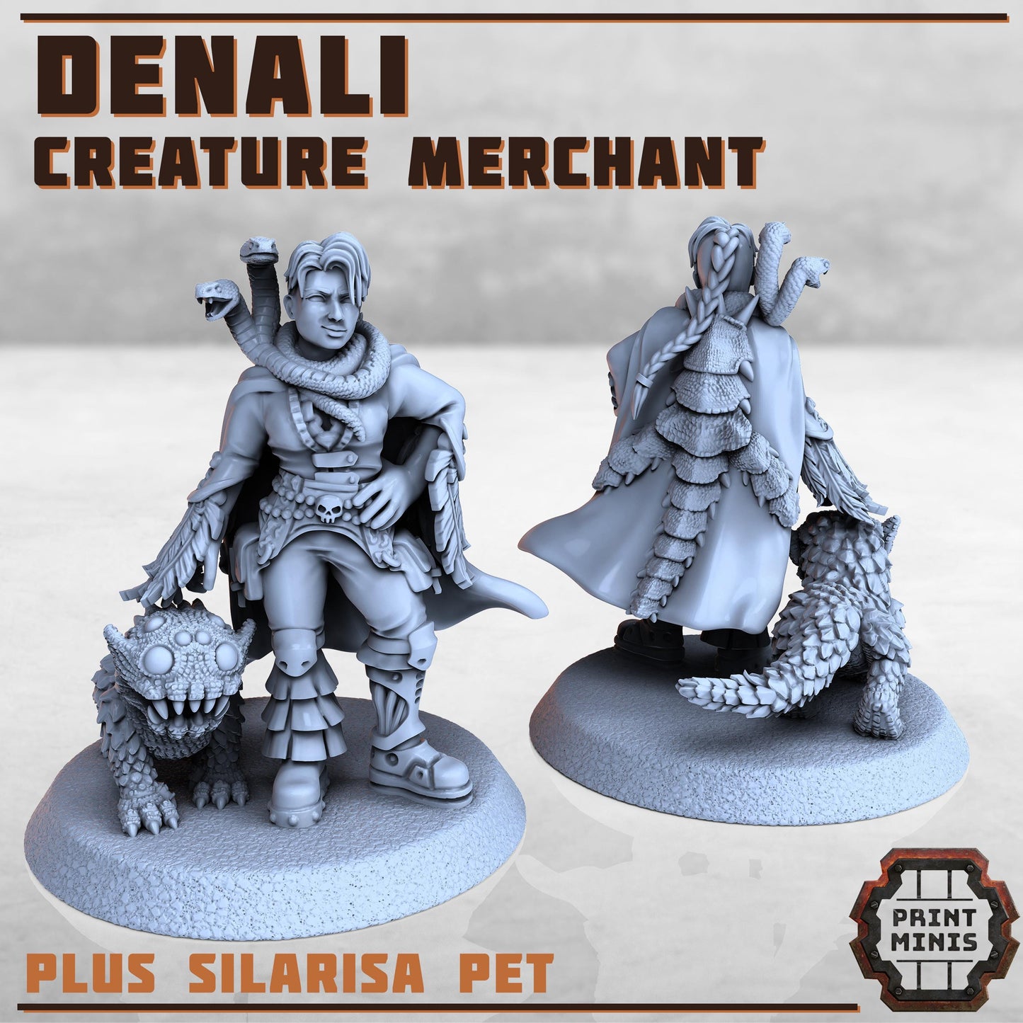 Denali - Beast Merchant -  Sci-Fi Grimdark Mercenaries by Print Minis