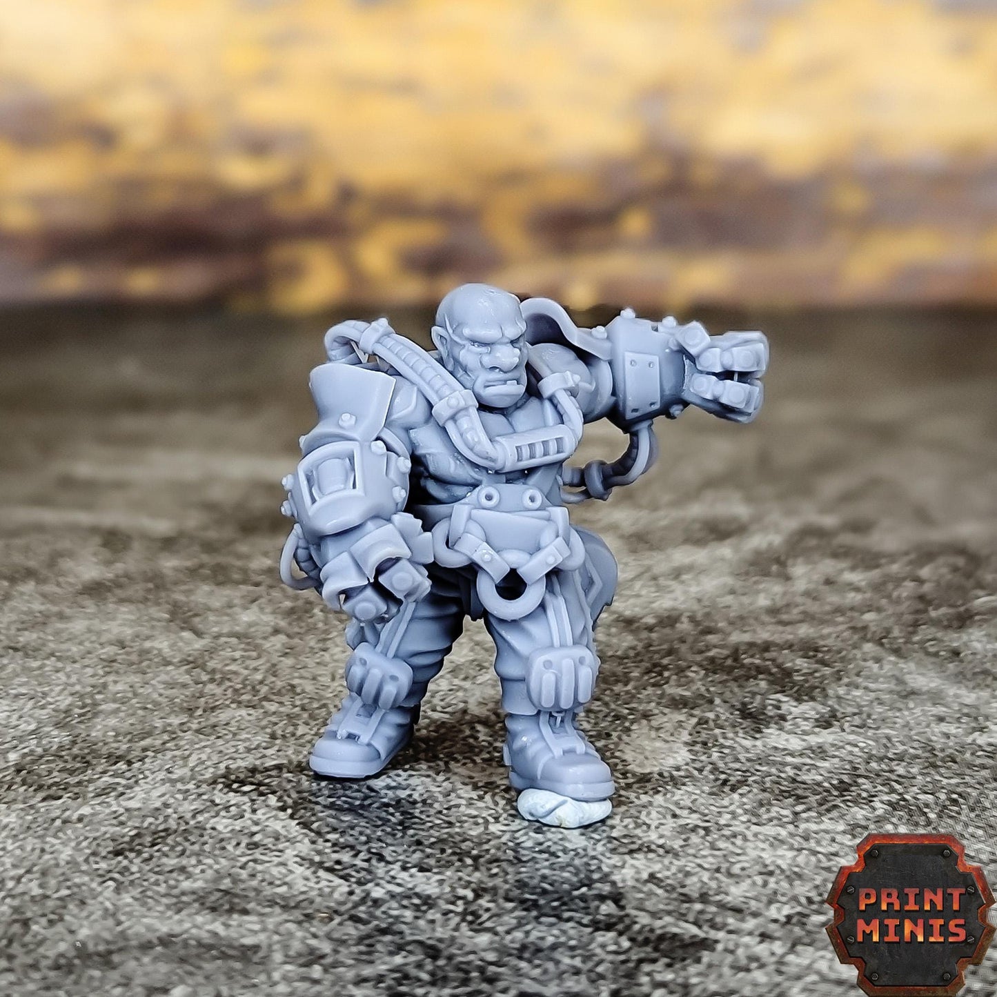 Industrial Slave Ogres  -  Sci-Fi Grimdark Ogres by Print Minis
