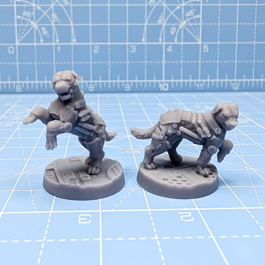Cyberdogs - Iron Brawlers pets -  Sci-Fi Grimdark Miner Gang Mercenaries by Print Minis