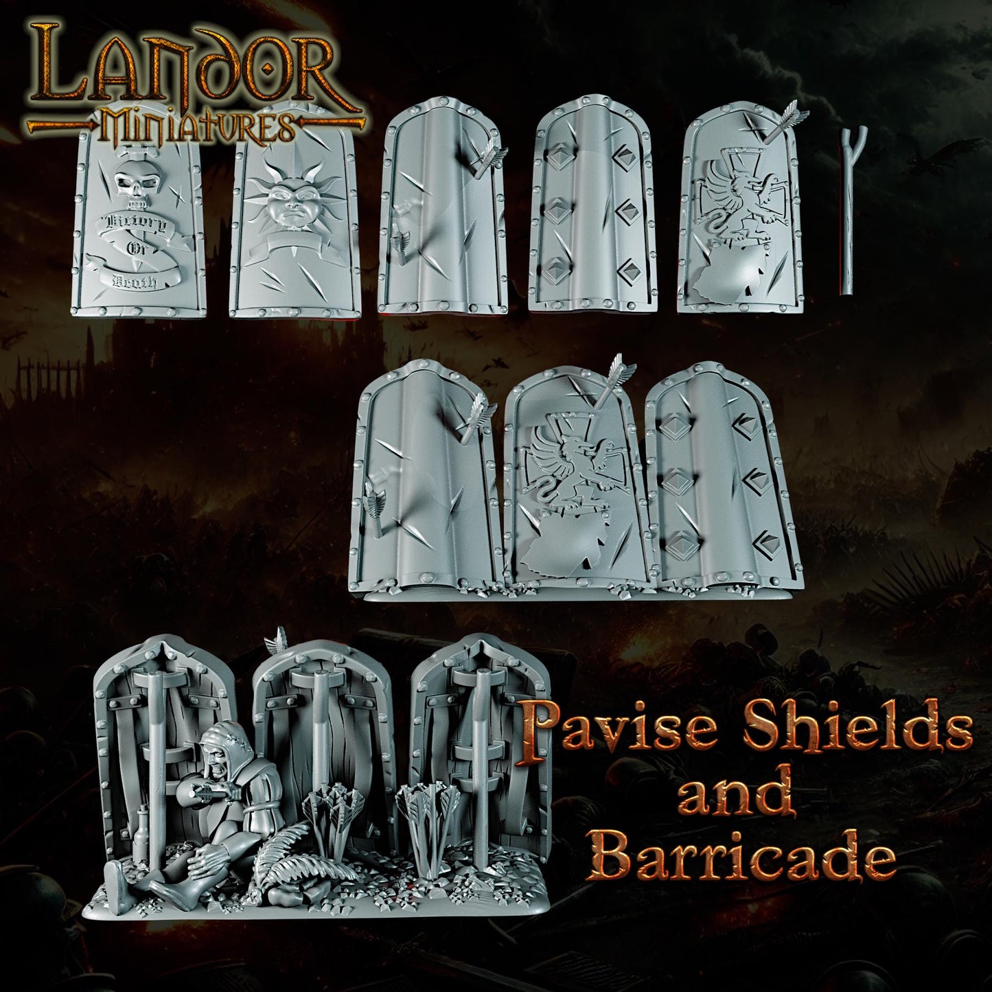 Imperial Crossbowmen, Modular Empire miniatures by Landor Miniatures! Empire for Fantasy Wargames