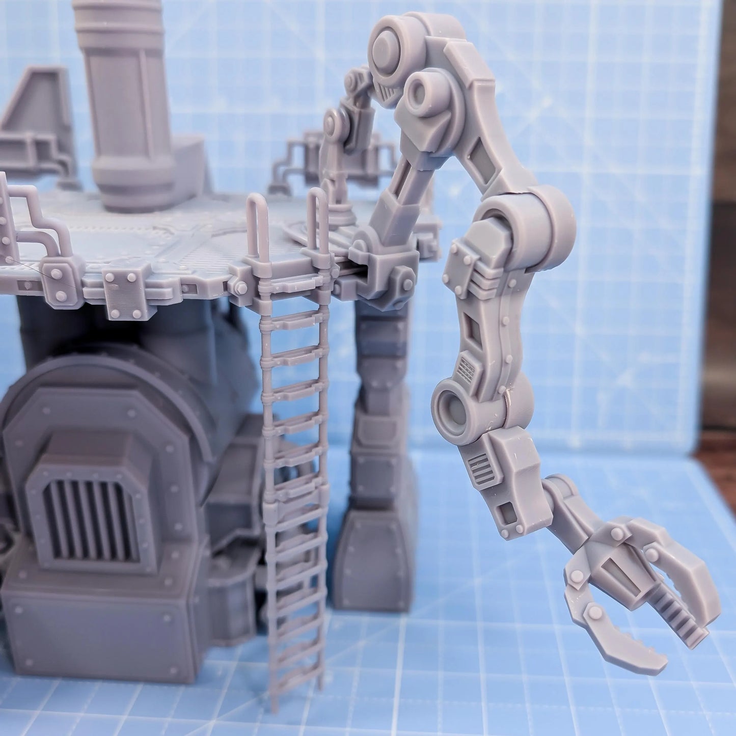Rustspire Foundry - Sci-Fi Space Industrial Terrain by Print Minis