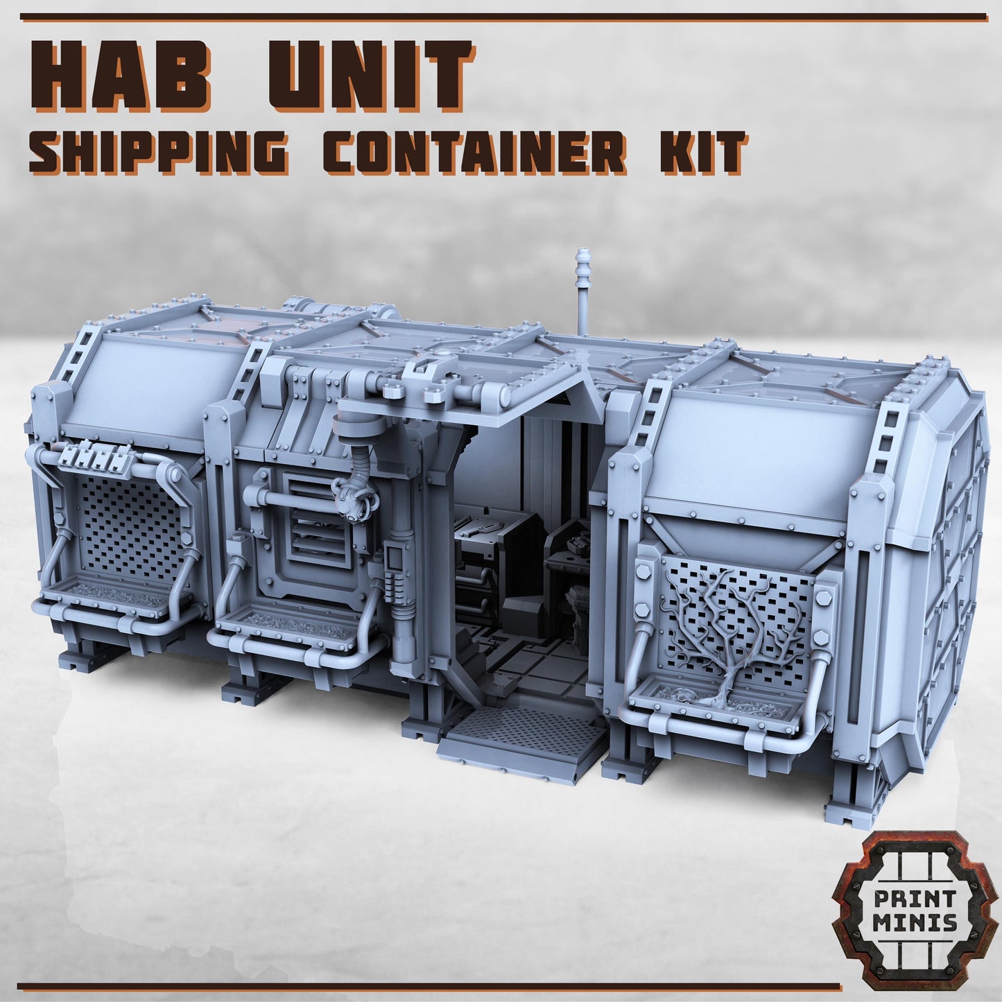 Ultimate Container SCATTER Kit - Sci-Fi Space Industrial Terrain by Print Minis
