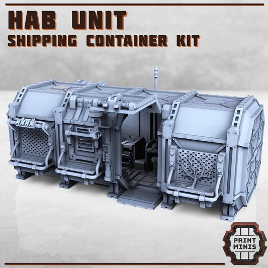 Ultimate Container SCATTER Kit - Sci-Fi Space Industrial Terrain by Print Minis