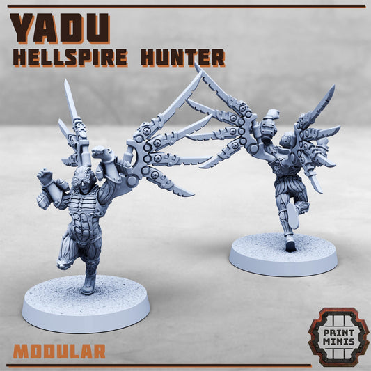 Hellspire Hunters: Jalena, Malika and Yadu - Sci-Fi Grimdark Mutant Hunters by Print Minis