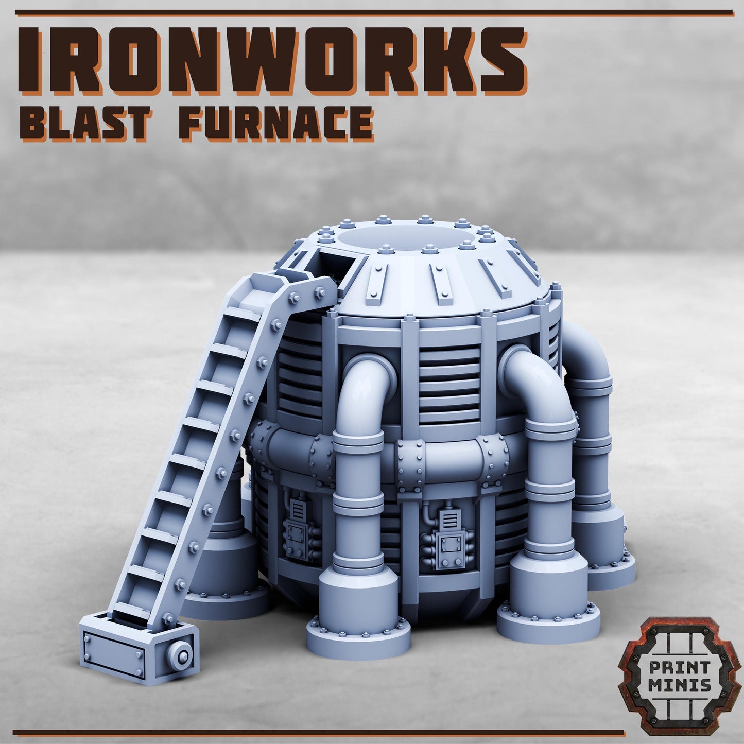 Forge Works - Ironworks Expansion - Sci-Fi Space Industrial Terrain by Print Minis