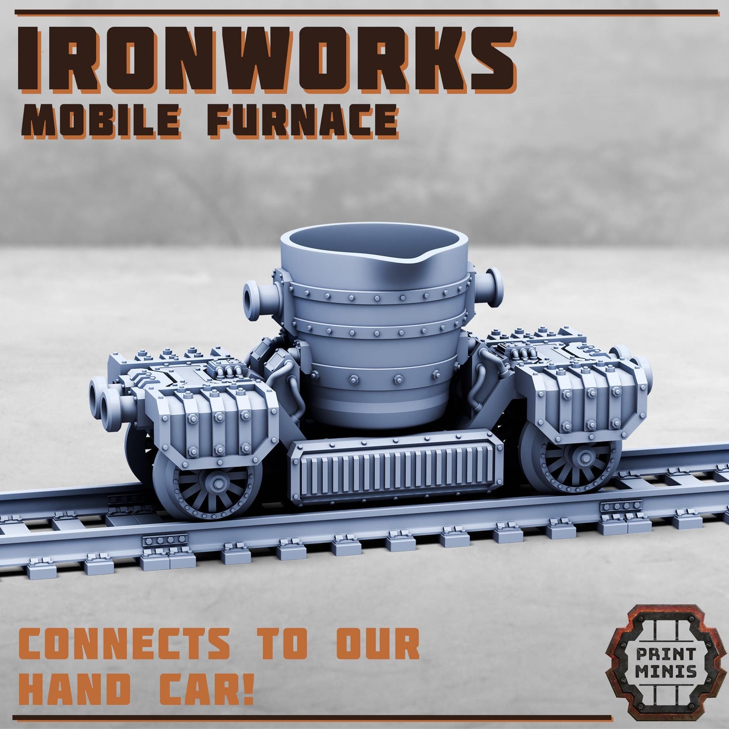 Forge Works - Ironworks Expansion - Sci-Fi Space Industrial Terrain by Print Minis