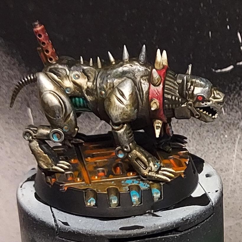 Cyberweiler - Robot Dog -  Sci-Fi Grimdark City Skirmish Warfare Robotic Mercenaries by Print Minis