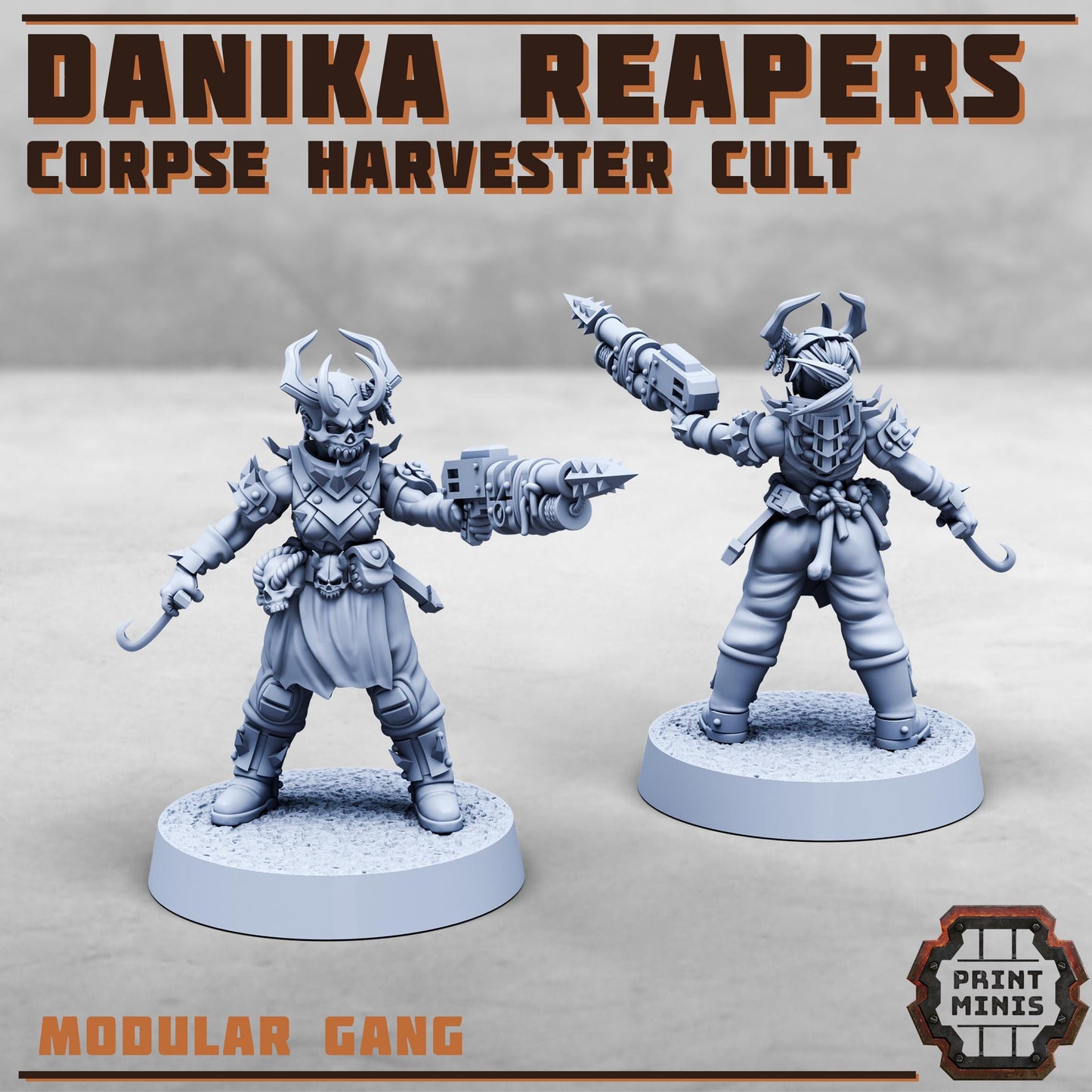 Danika Reapers - Corpse Harvester Cult -  Sci-Fi Grimdark Gang by Print Minis