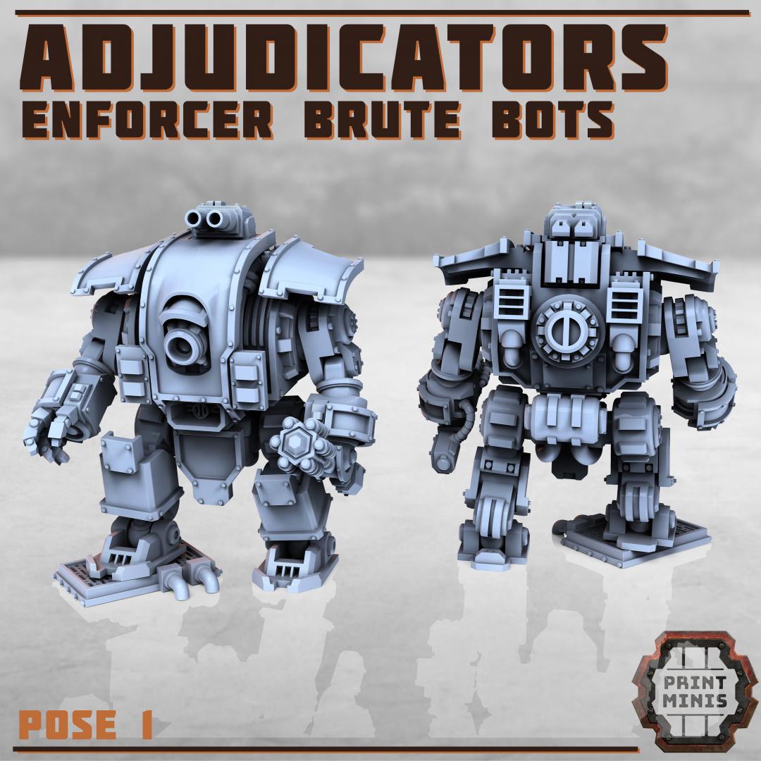 City Watch Police Enforcers -  Sci-Fi Grimdark Tech Hunter Mercenaries by Print Minis