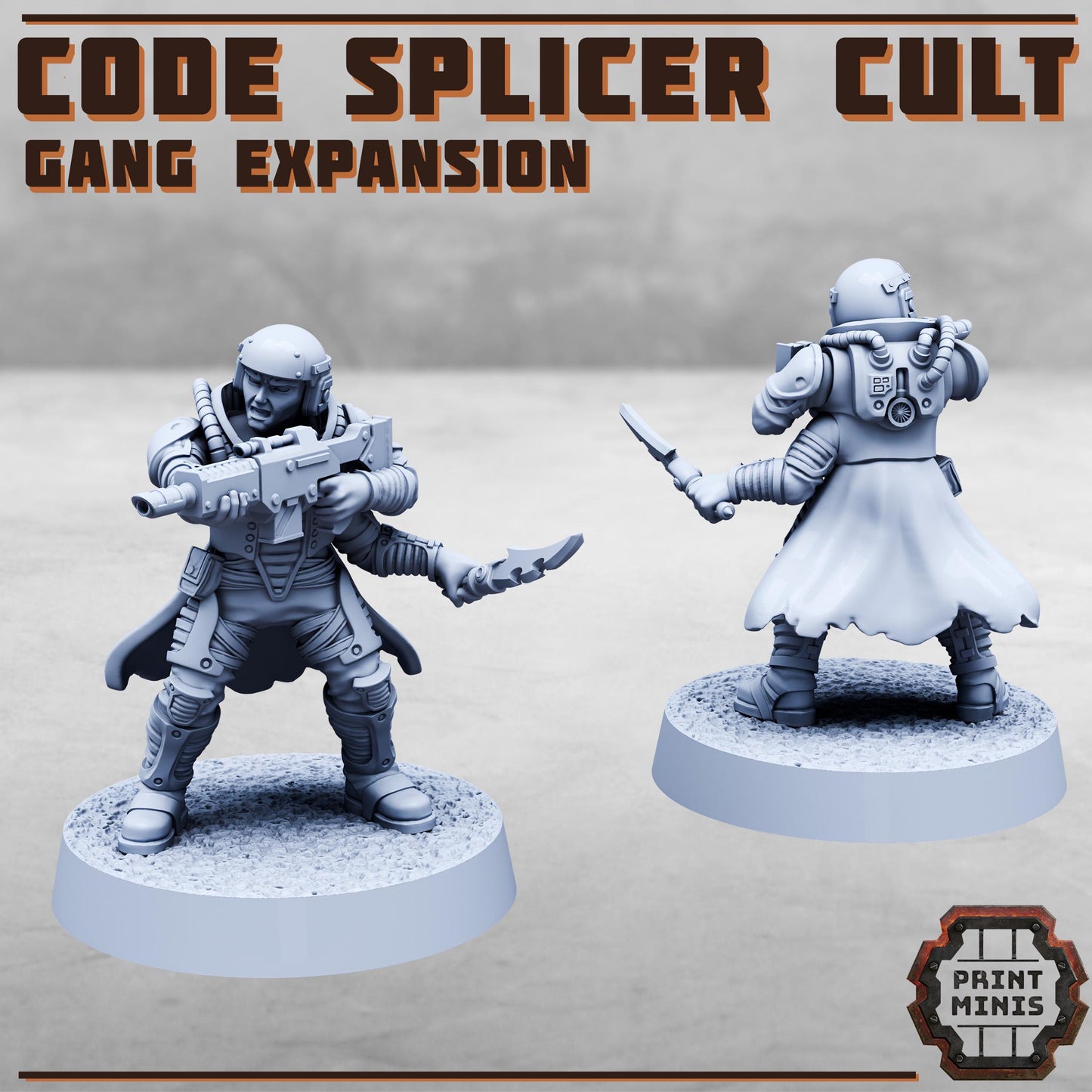 Code Splicer Cult - Gang Expansion -  Sci-Fi Grimdark Splicers by Print Minis