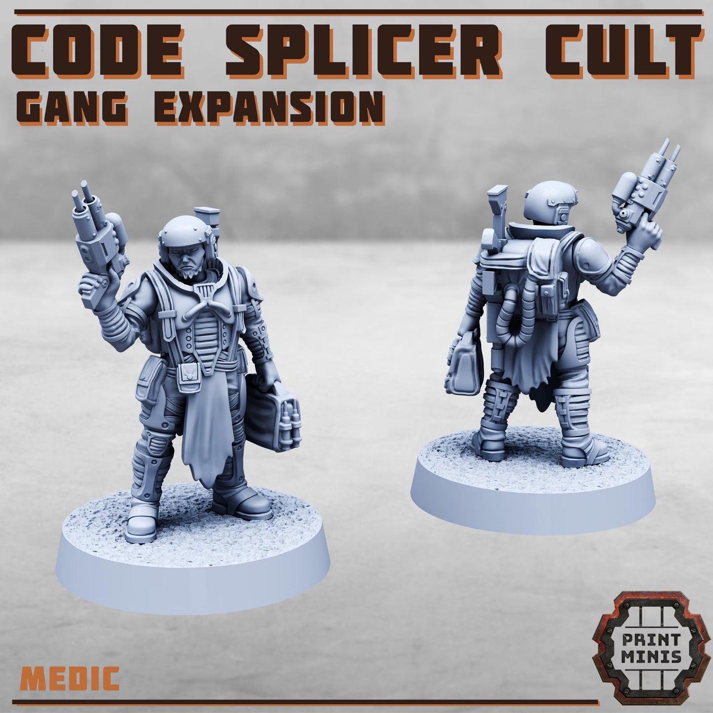 Code Splicer Cult - Gang Expansion -  Sci-Fi Grimdark Splicers by Print Minis