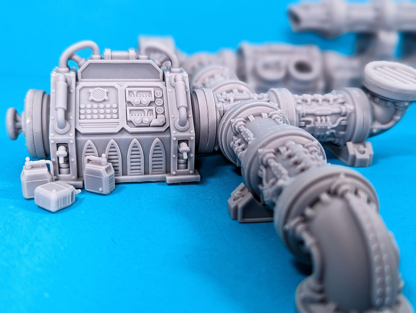 Ranvik Pipes Kit - Sci-Fi Space Industrial Terrain by Print Minis