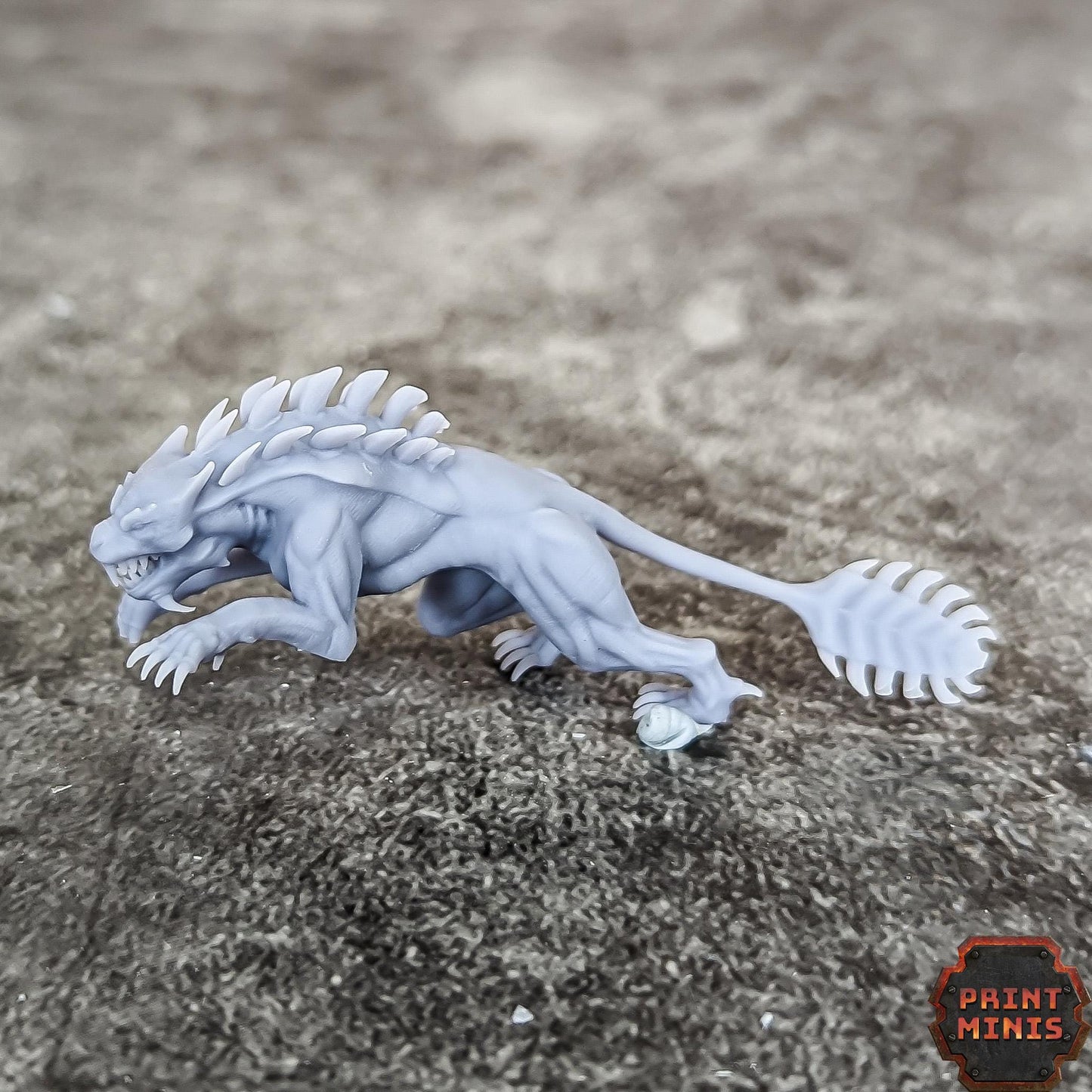 Neofelis - Bitter Nightshade Gang Pets -  Sci-Fi Grimdark City Skirmish Warfare Female Mercenaries by Print Minis