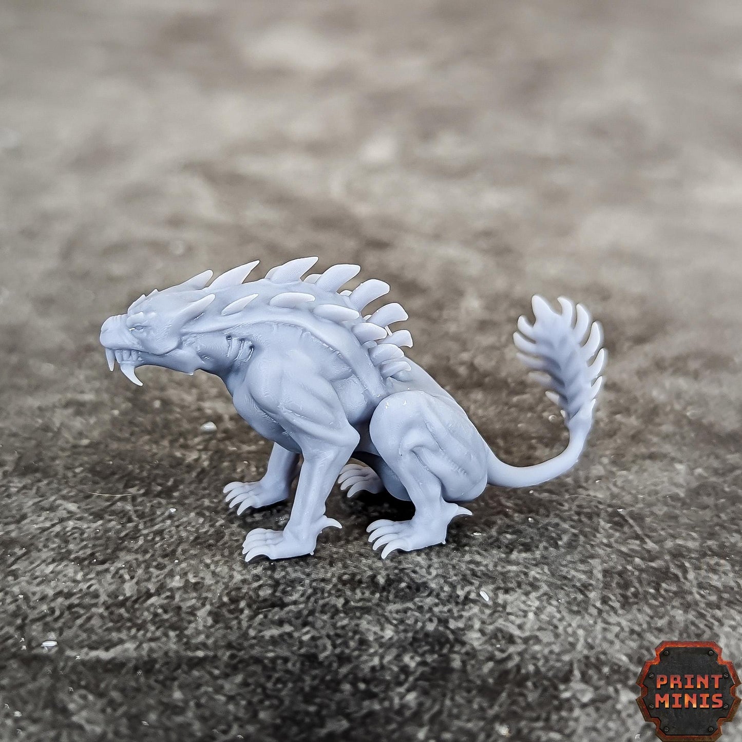 Neofelis - Bitter Nightshade Gang Pets -  Sci-Fi Grimdark City Skirmish Warfare Female Mercenaries by Print Minis